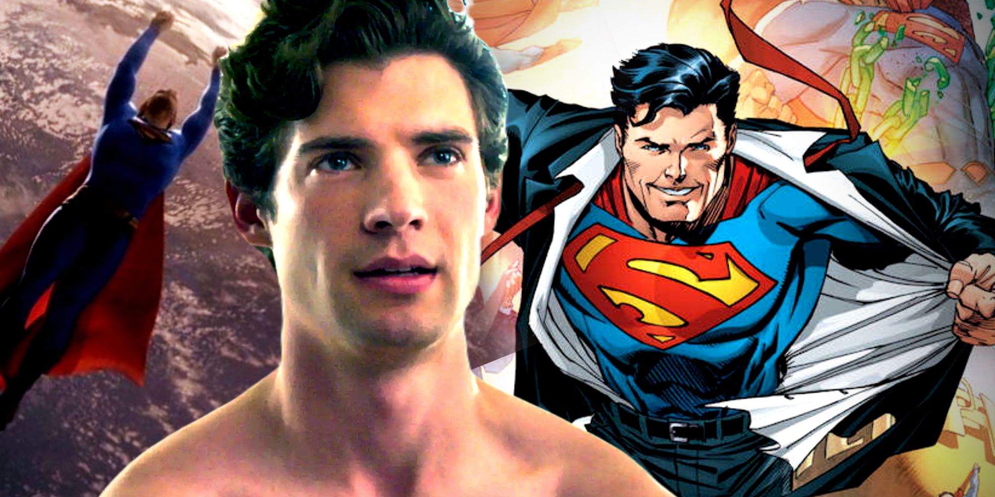 David Corenswet Shirtless in The Politician and Superman Ripping His Shirt in DC Comics