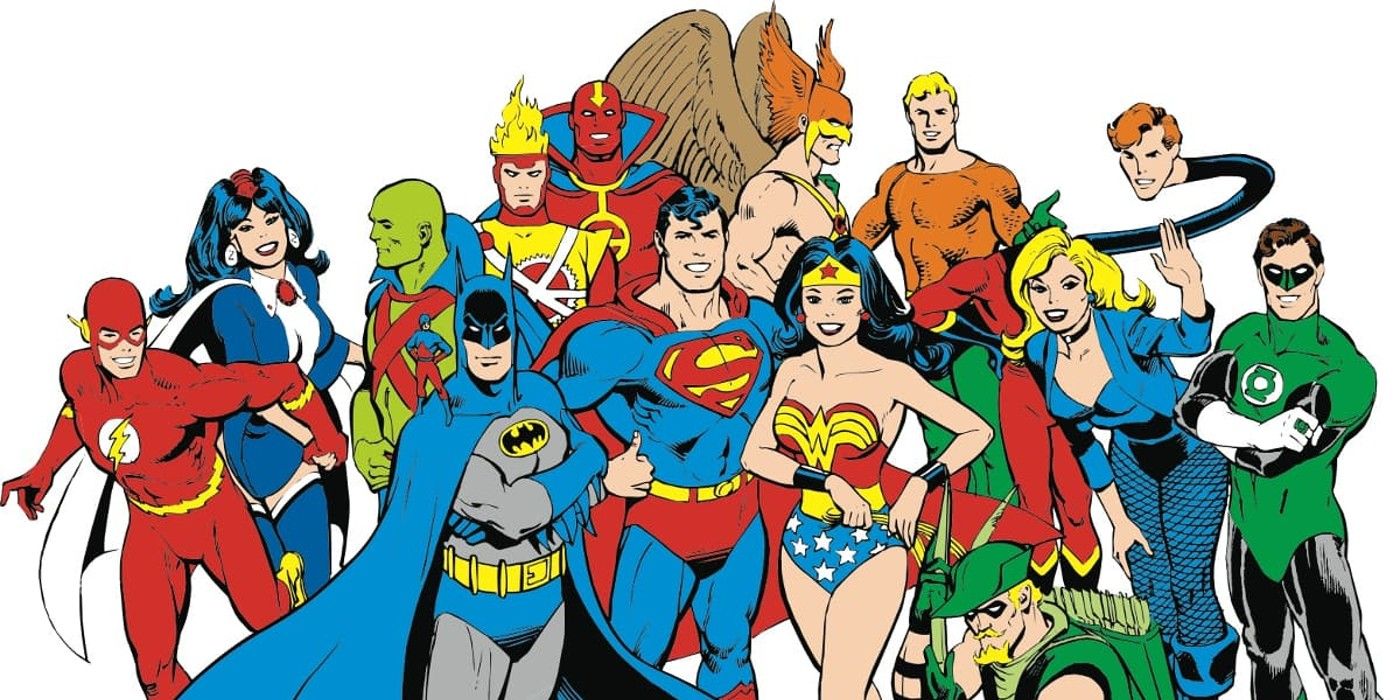 Image of the Justice League designed by Jose Luis Garcia-Lopez