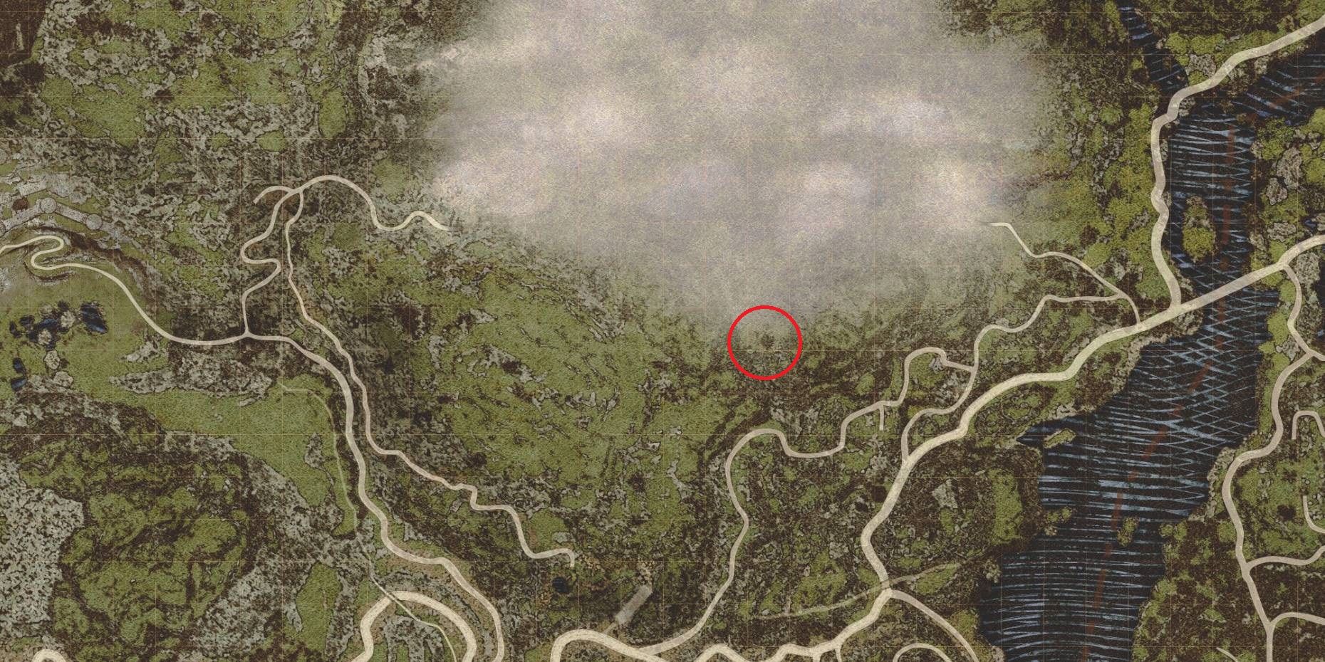 A tela do mapa de Dragon's Dogma 2.