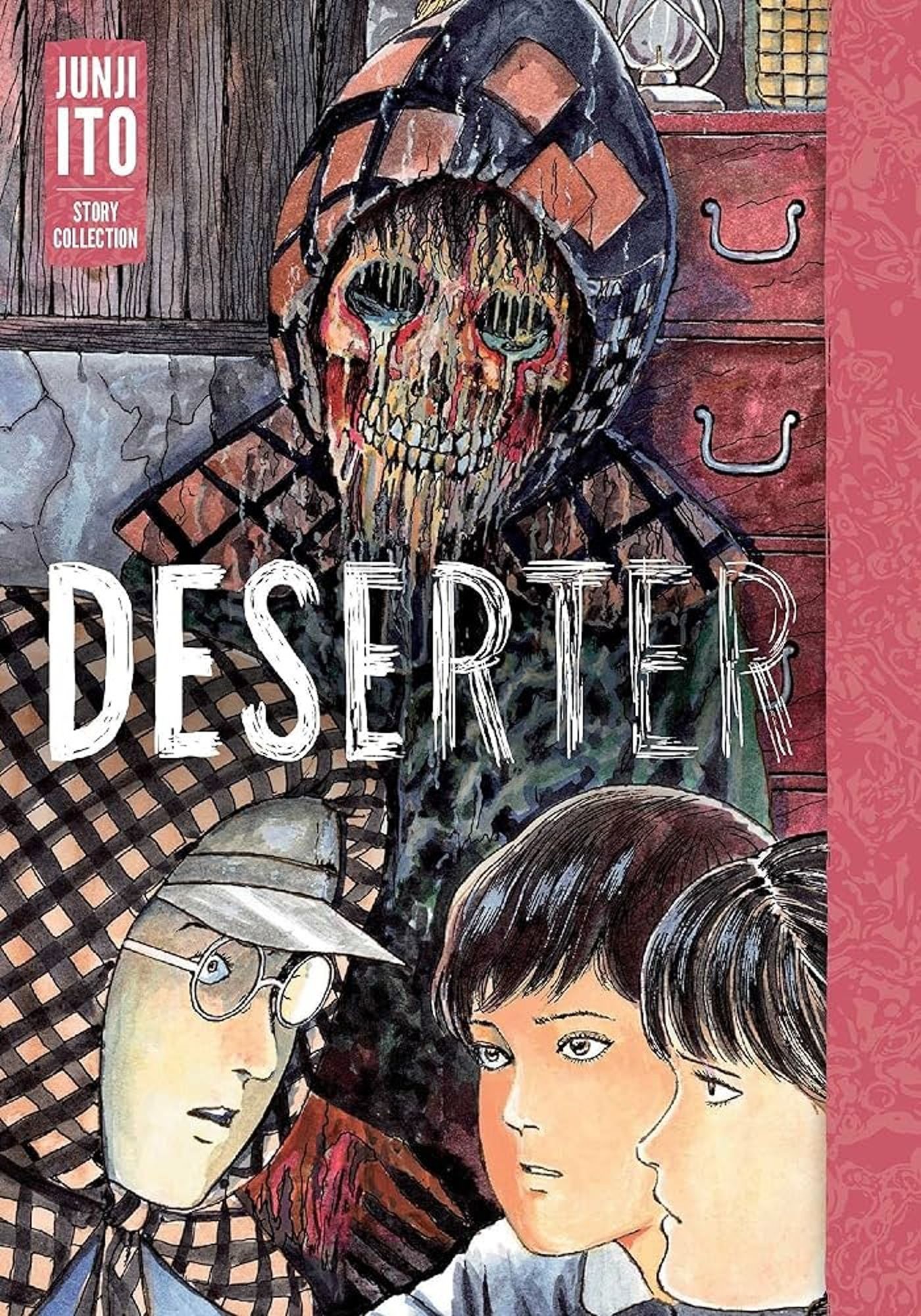 Arte da capa de Deserter apresentando um cadáver derretido