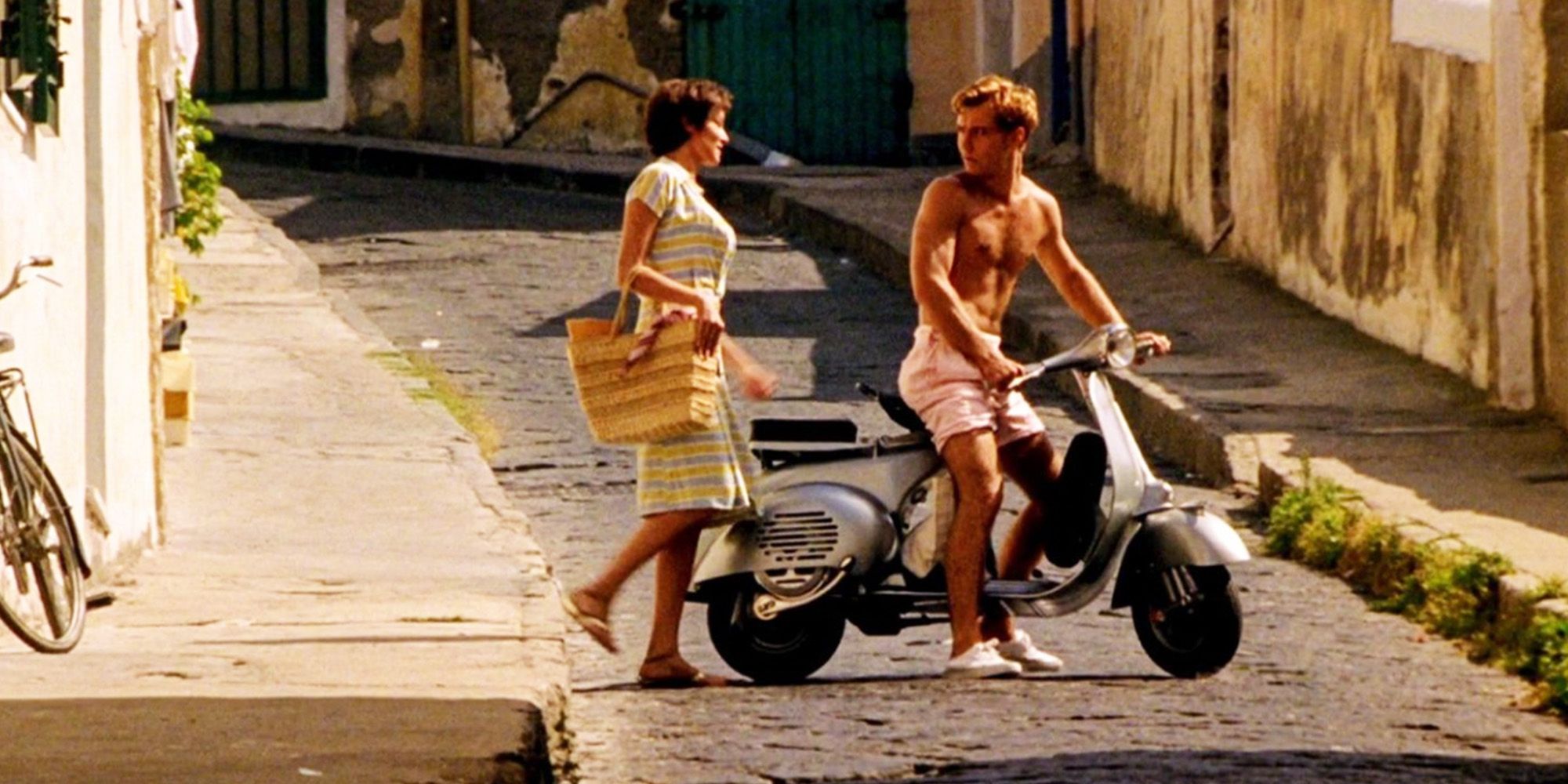 Dickie on a moped in The Talented Mr. Ripley