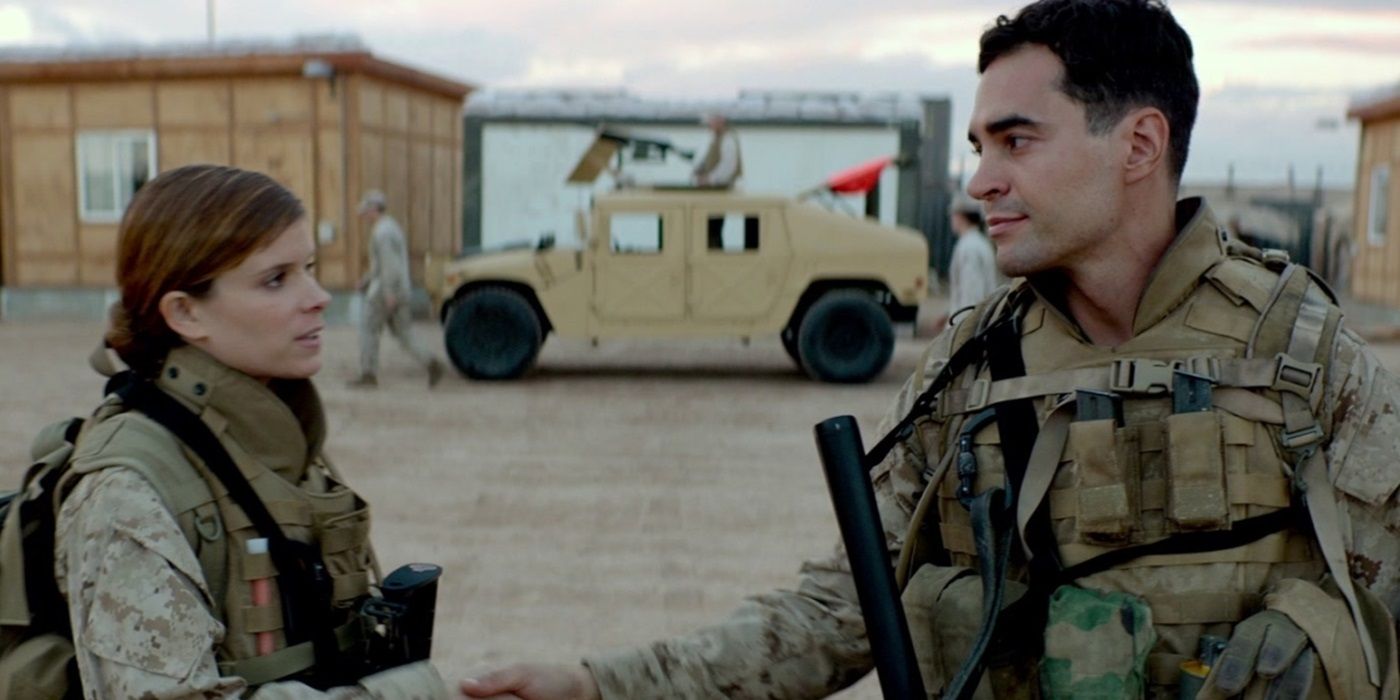 Kate Mara as Megan Leavey and Ramon Rodriguez as Matt Morales