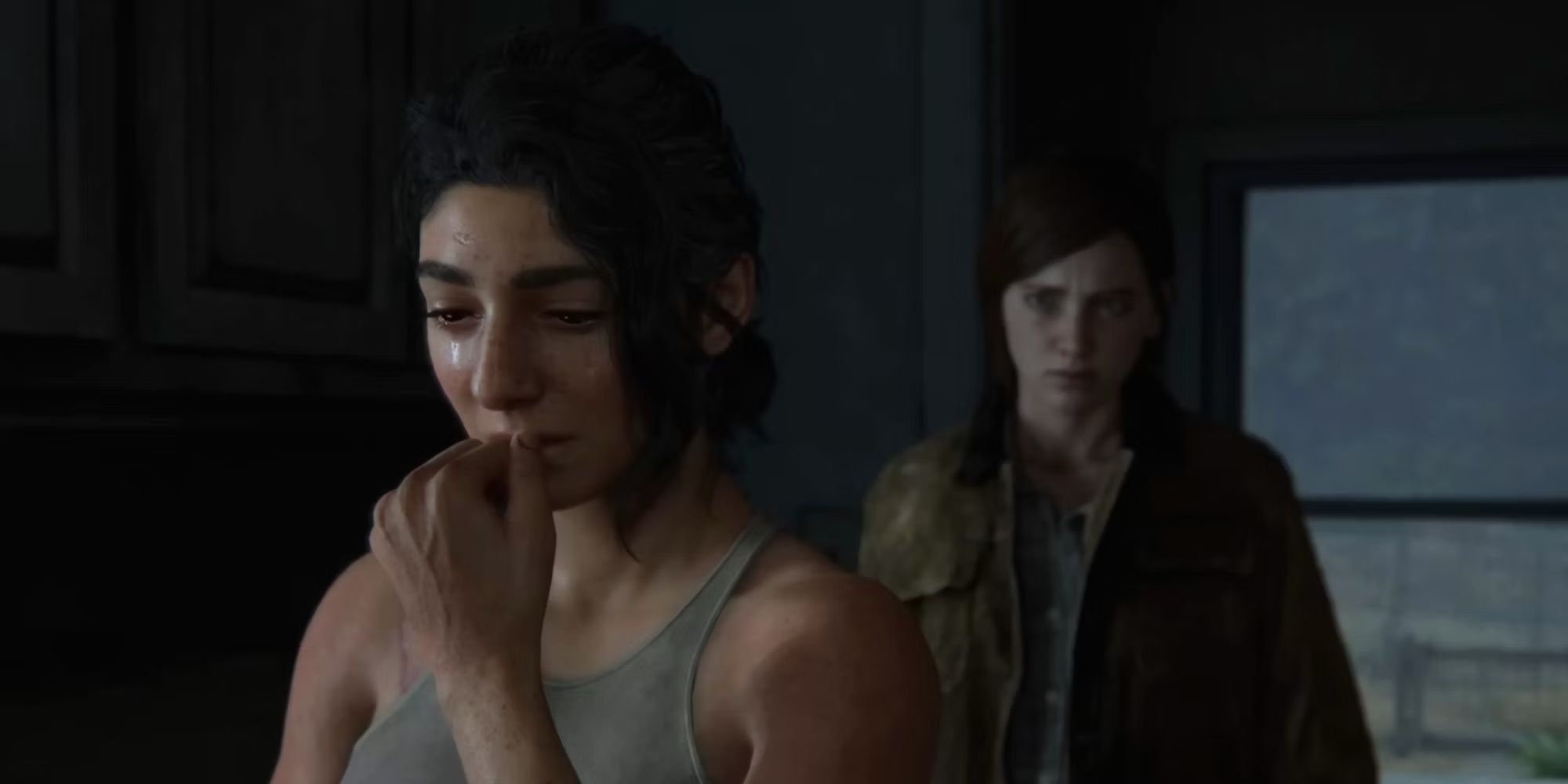 Dina se afasta de Ellie em The Last of Us Part II