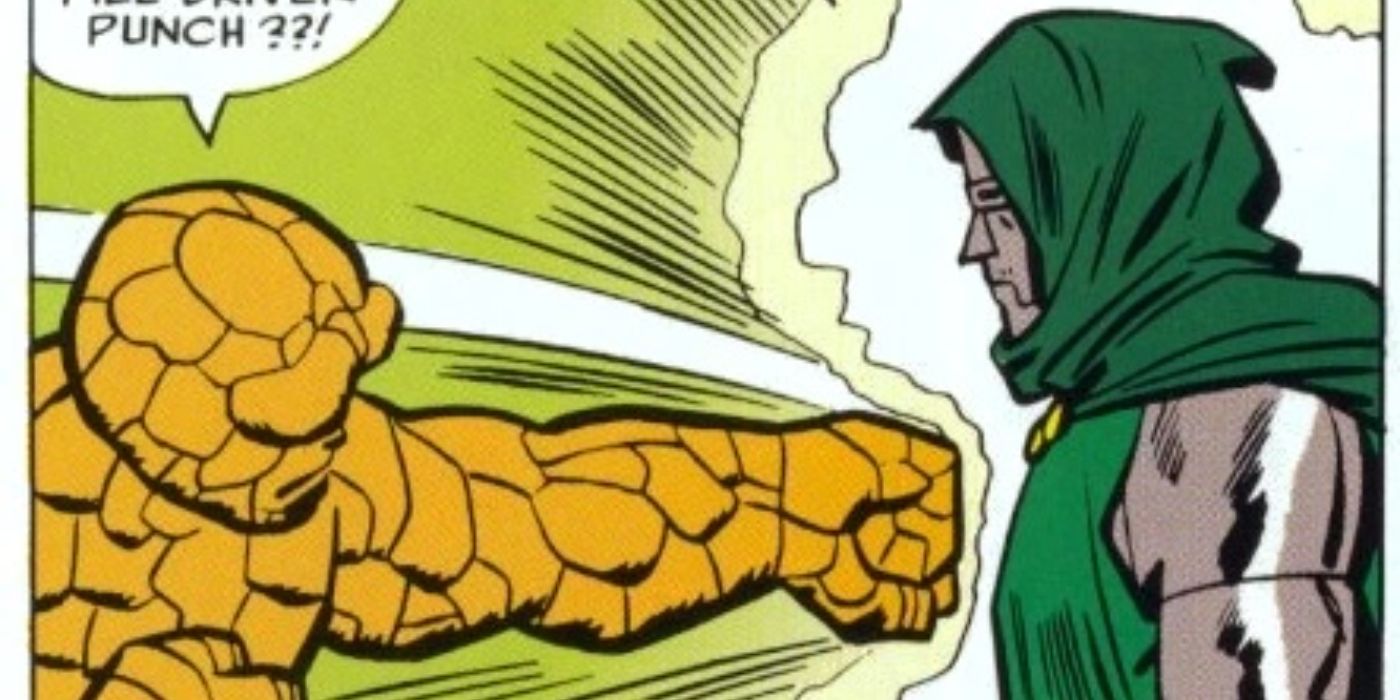 Doctor Doom's forcefield stops the thing