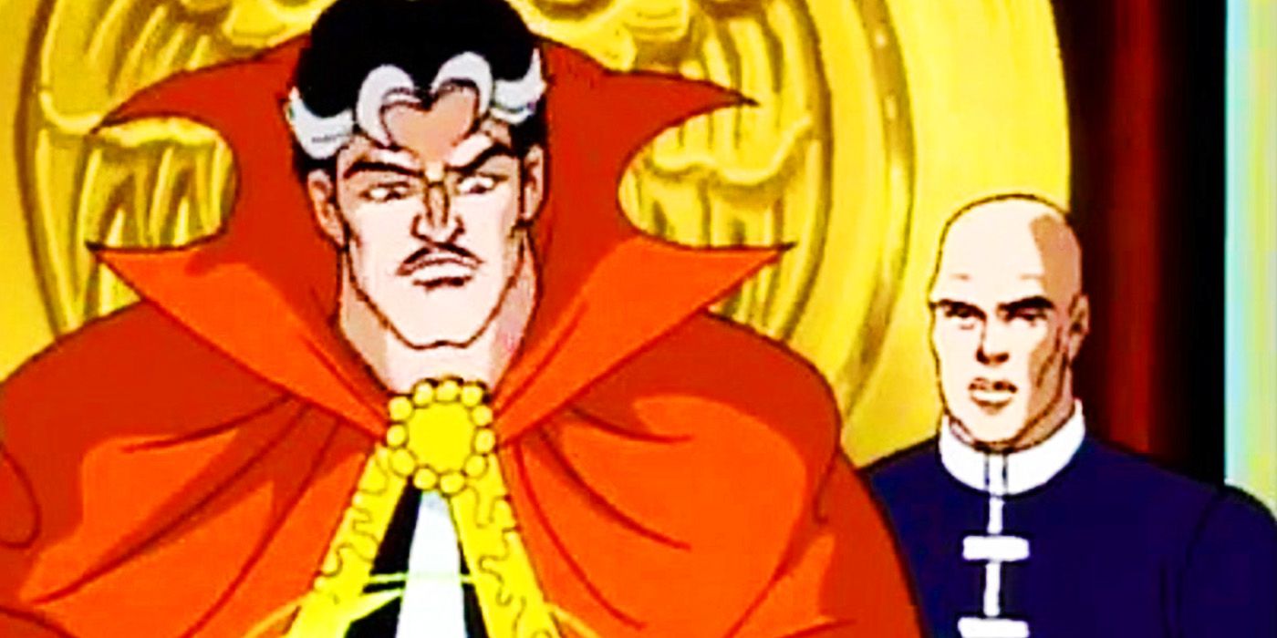 Doctor Strange and Wong in Spider-Man's animated series