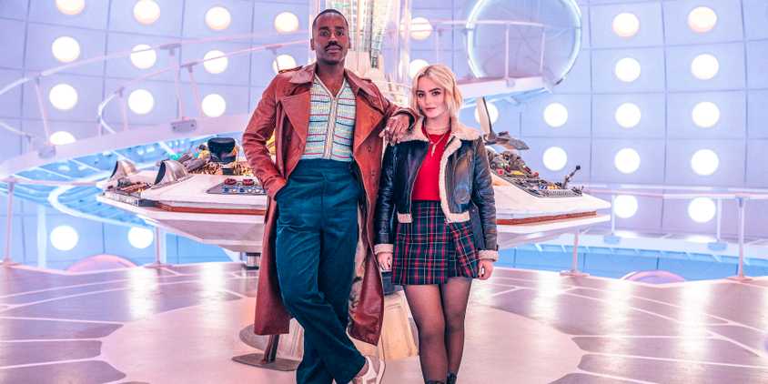 The Doctor and Ruby in the TARDIS in Doctor Who season 14