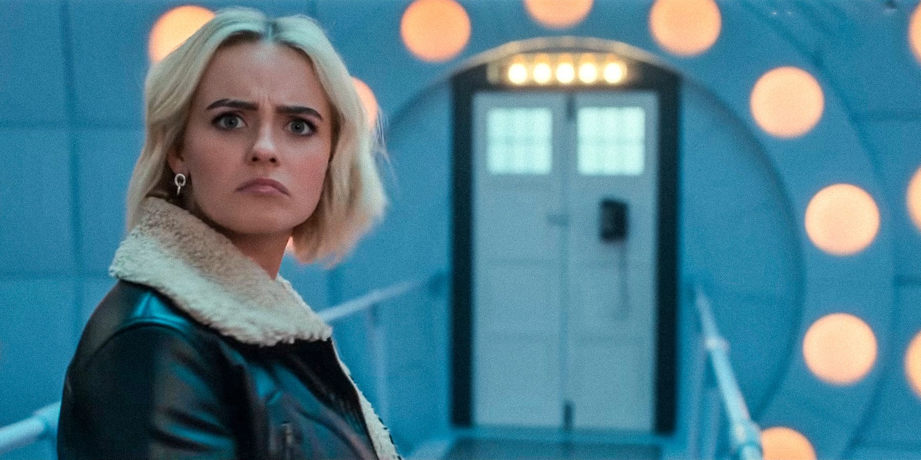 Ruby Sunday looking confused in Doctor Who season 14.