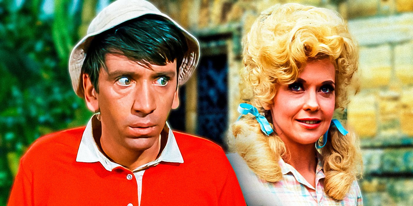 (Donna-Douglas-as-Elly-May-Clampett)-from-The-Beverly-Hillbillies-and-(Bob-Denver-as-Gilligan)-from-Gilligan's-Island