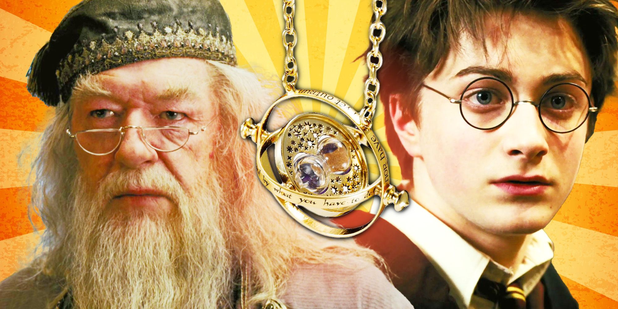 Dumbledore the time-turner and Harry Potter