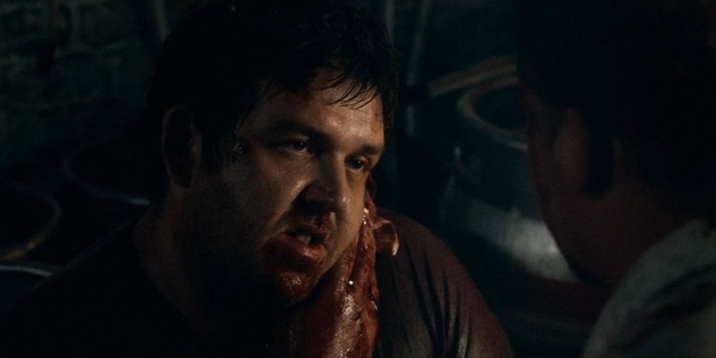 Ed dying in Shaun of the Dead.