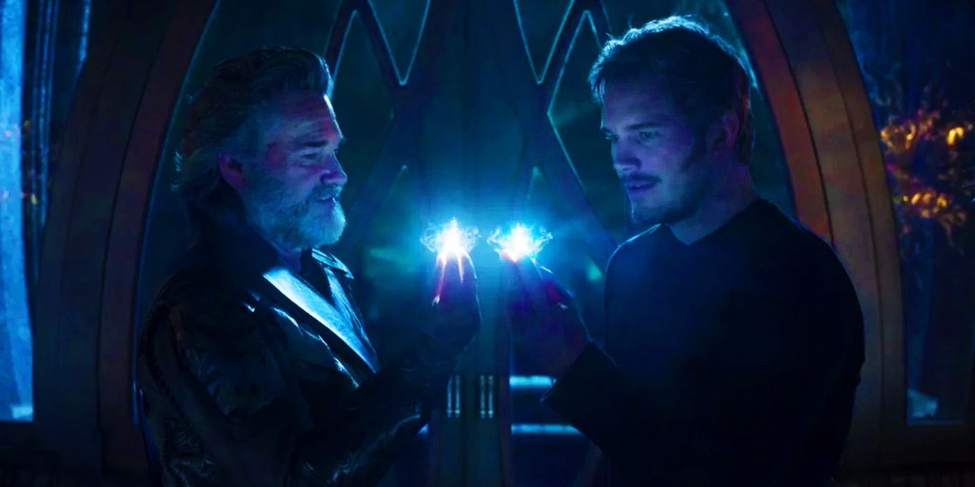 Ego teaching Peter Quill about his powers in Guardians of the Galaxy Vol. 2