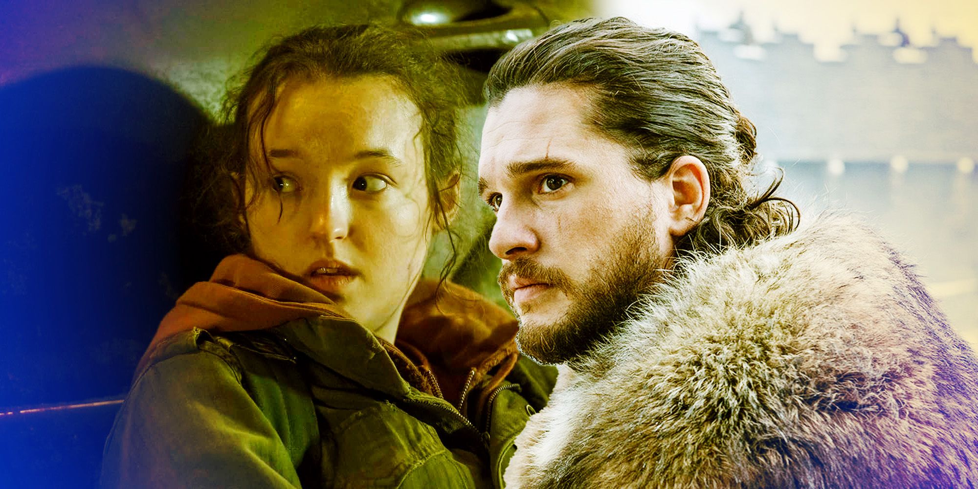 Ellie from The Last of Us and Jon Snow from Game of Thrones