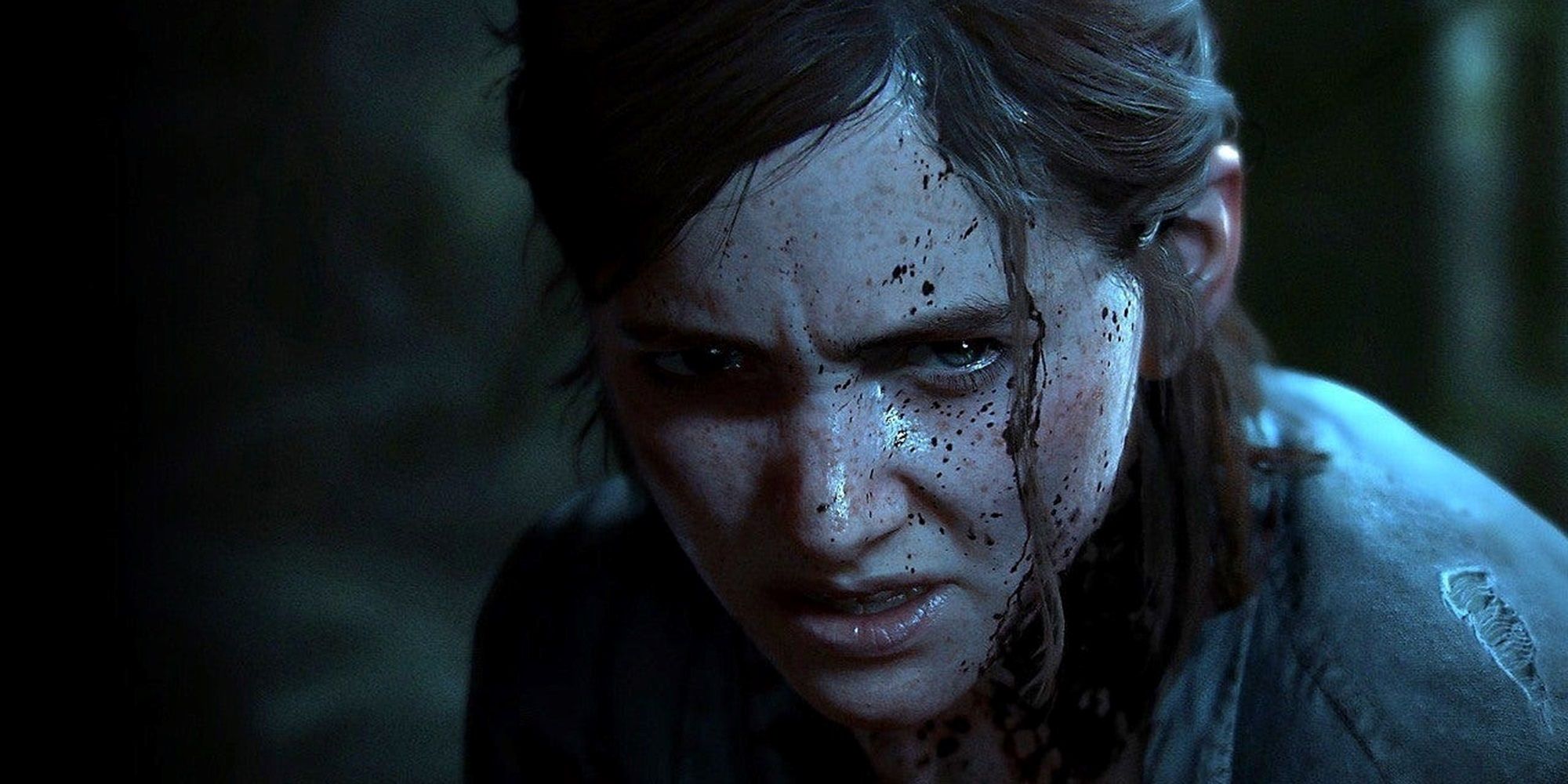 Ellie looking angry in The Last of Us Part II