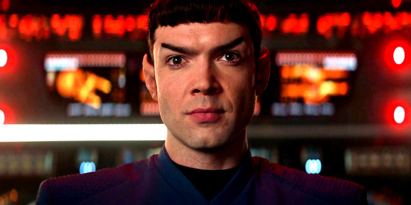 Ethan Pecks Spock looking angry in Star Trek Strange New Worlds