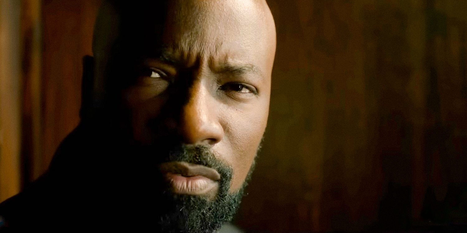 Mike Colter as David Acosta with a suspicious loo in Evil (2019) season 4