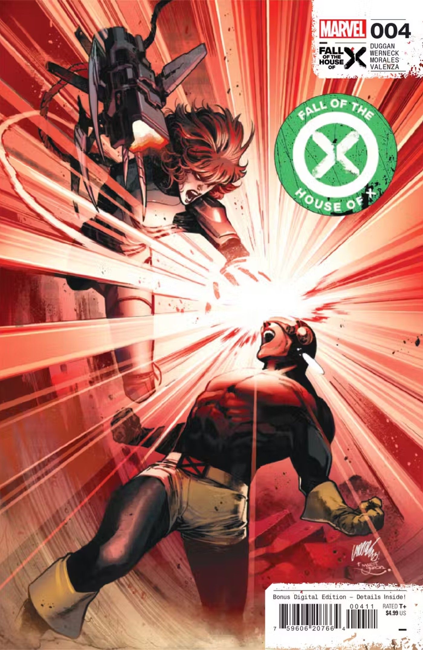 Ciclope dispara rajadas ópticas na capa de Fall of the House of X #4