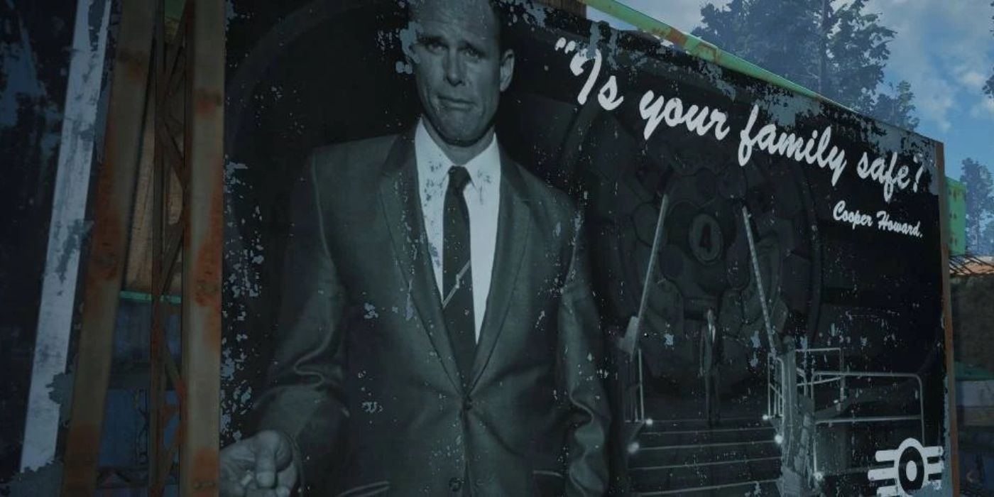 Cooper Howard on a billboard in Fallout 4