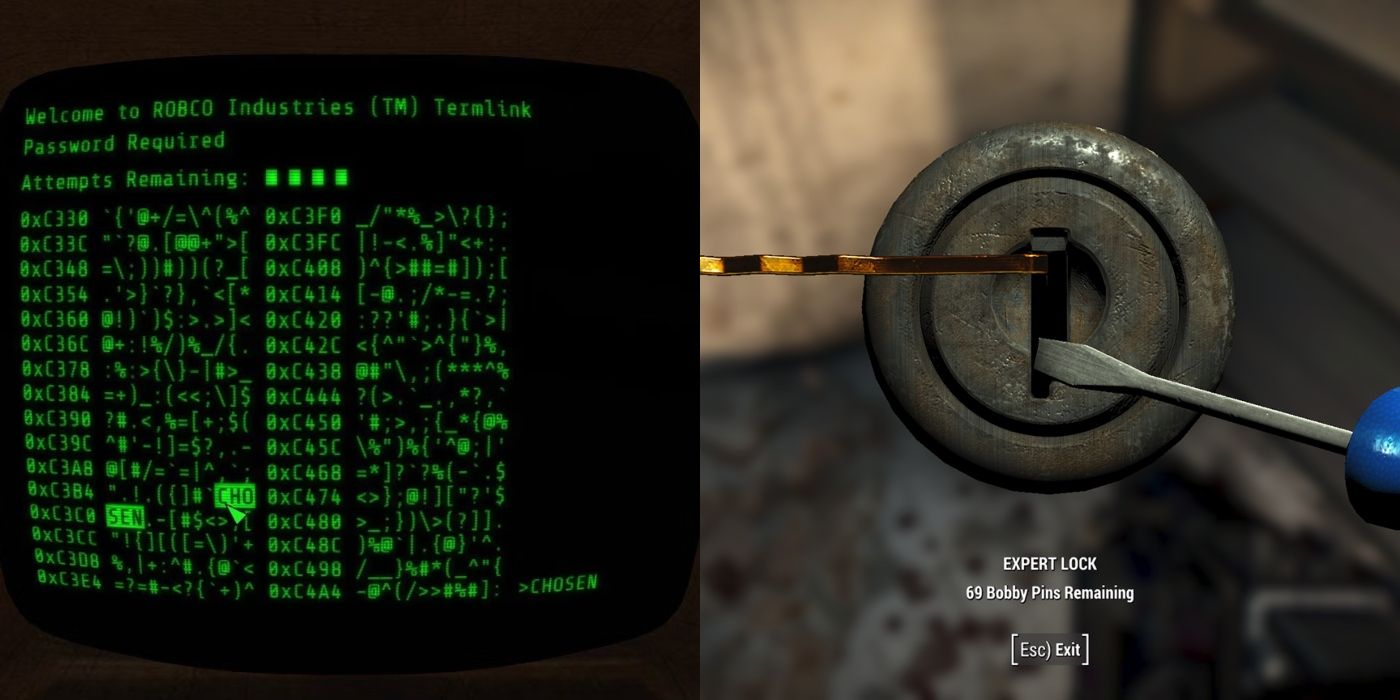 Fallout 4 Hacker e serralheiro