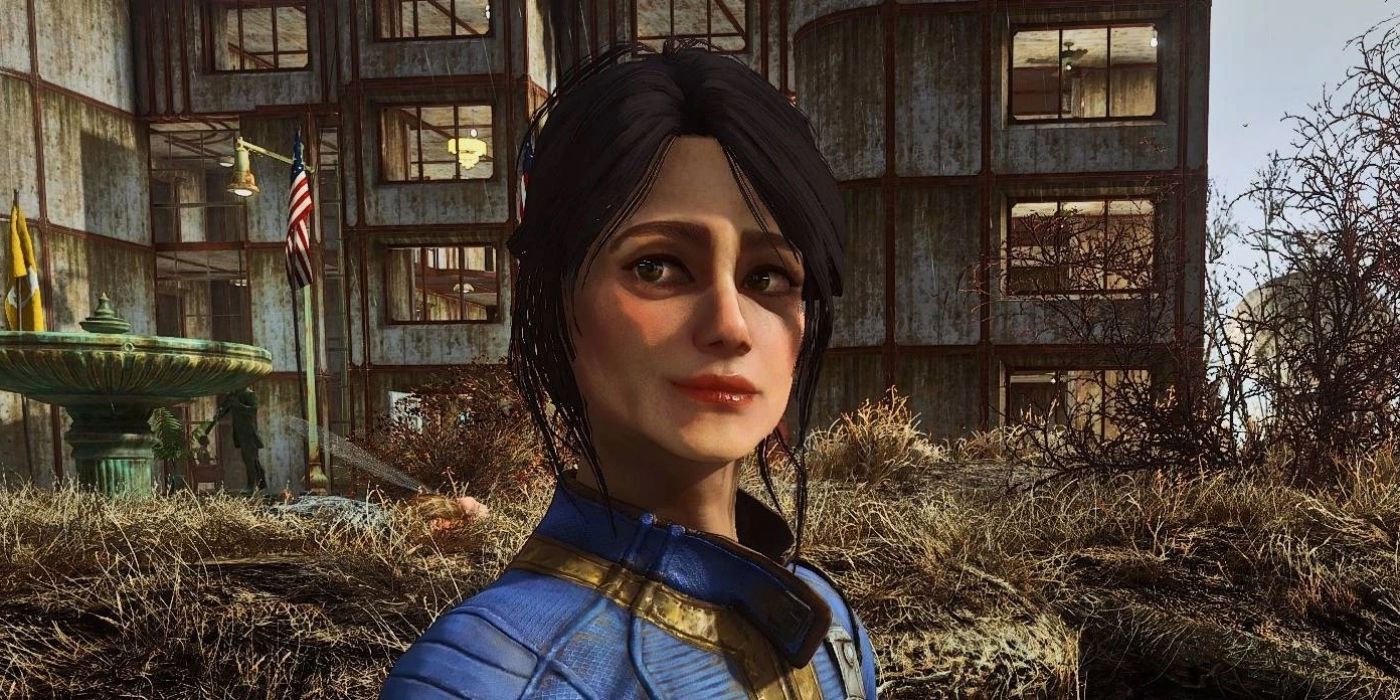A modelo Lucy MacLean da Vault Girl Recreations em Fallout 4