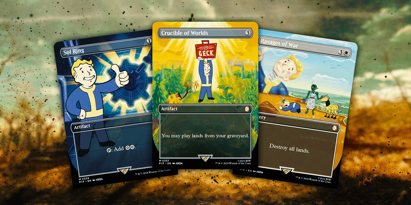 Fallout cards with Fallout environment