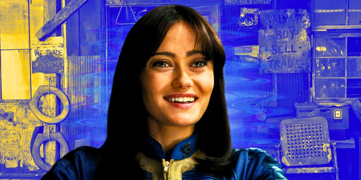 Ella Purnell looks happy as Lucy MacLean in Fallout