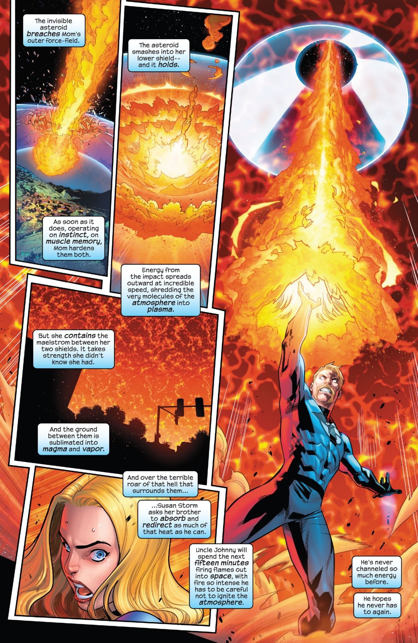 Fantastic Four Updates 2 Members’ Maximum Power, Making Them Avengers-Level
