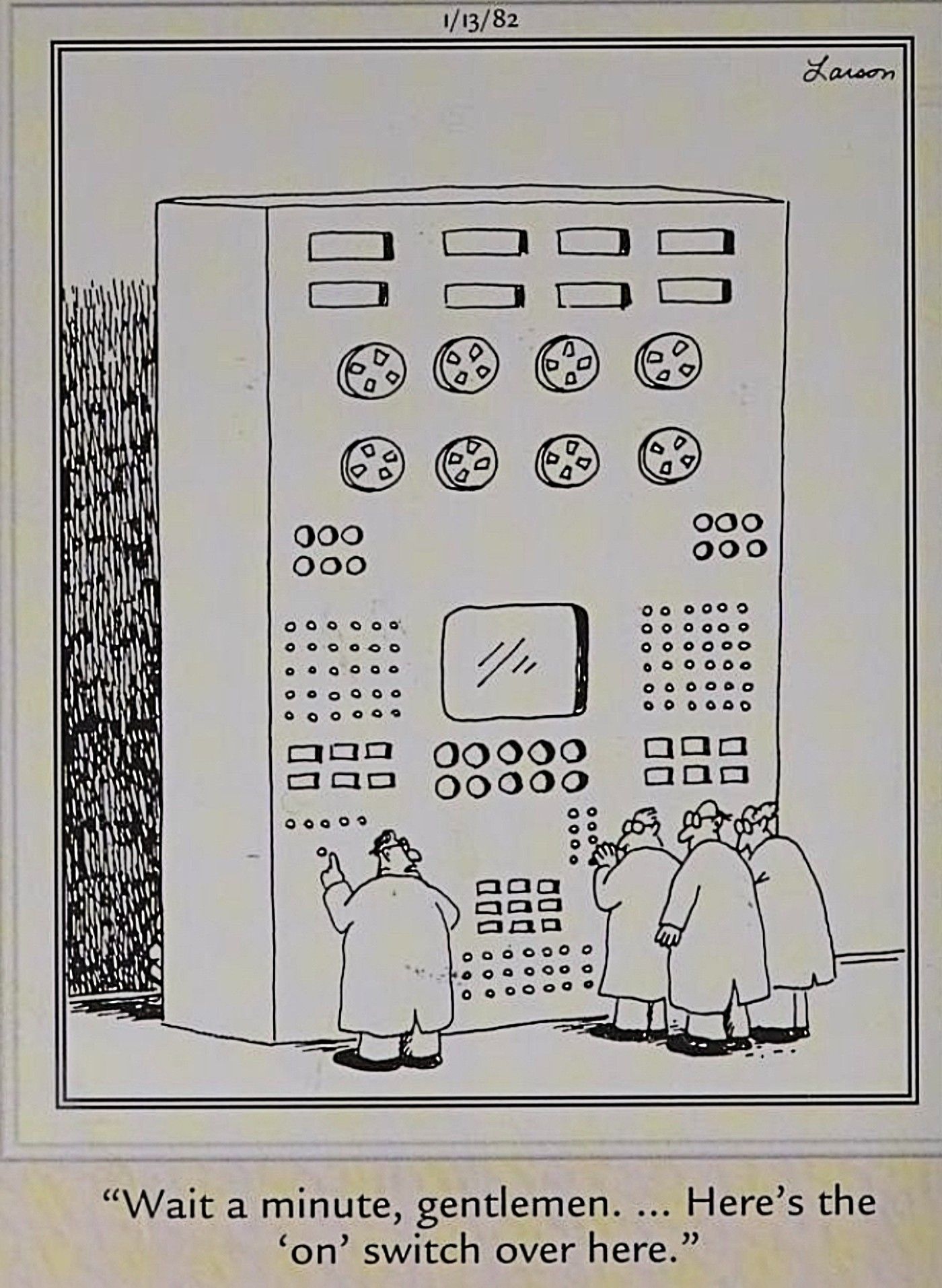 Far Side, scientists looking for &lsquo;on&rsquo; switch on giant computer