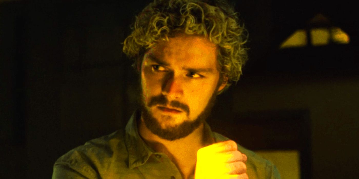 Finn Jones' Danny Rand showing off the Iron Fist