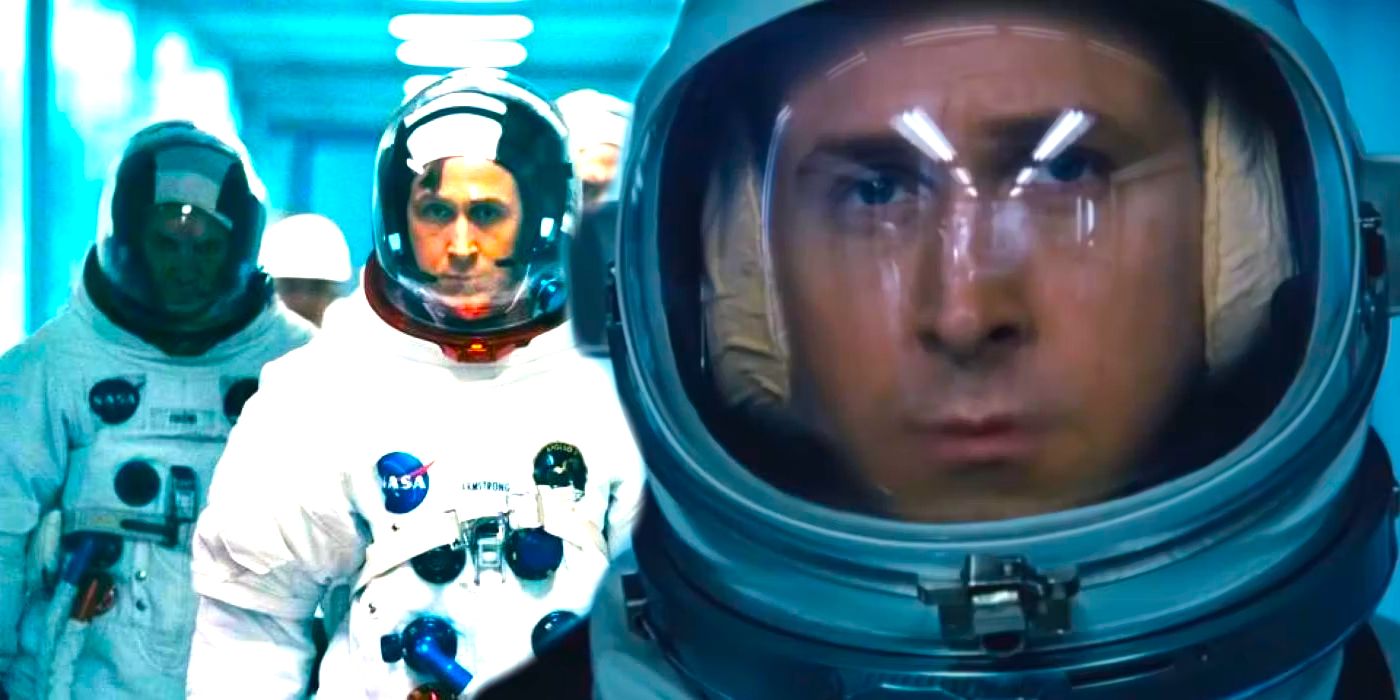 Ryan Gosling como Neil Armstrong em O Primeiro Homem