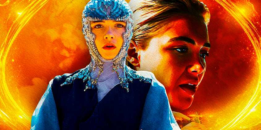 Florence Pugh as Princess Irulan in Dune 2.