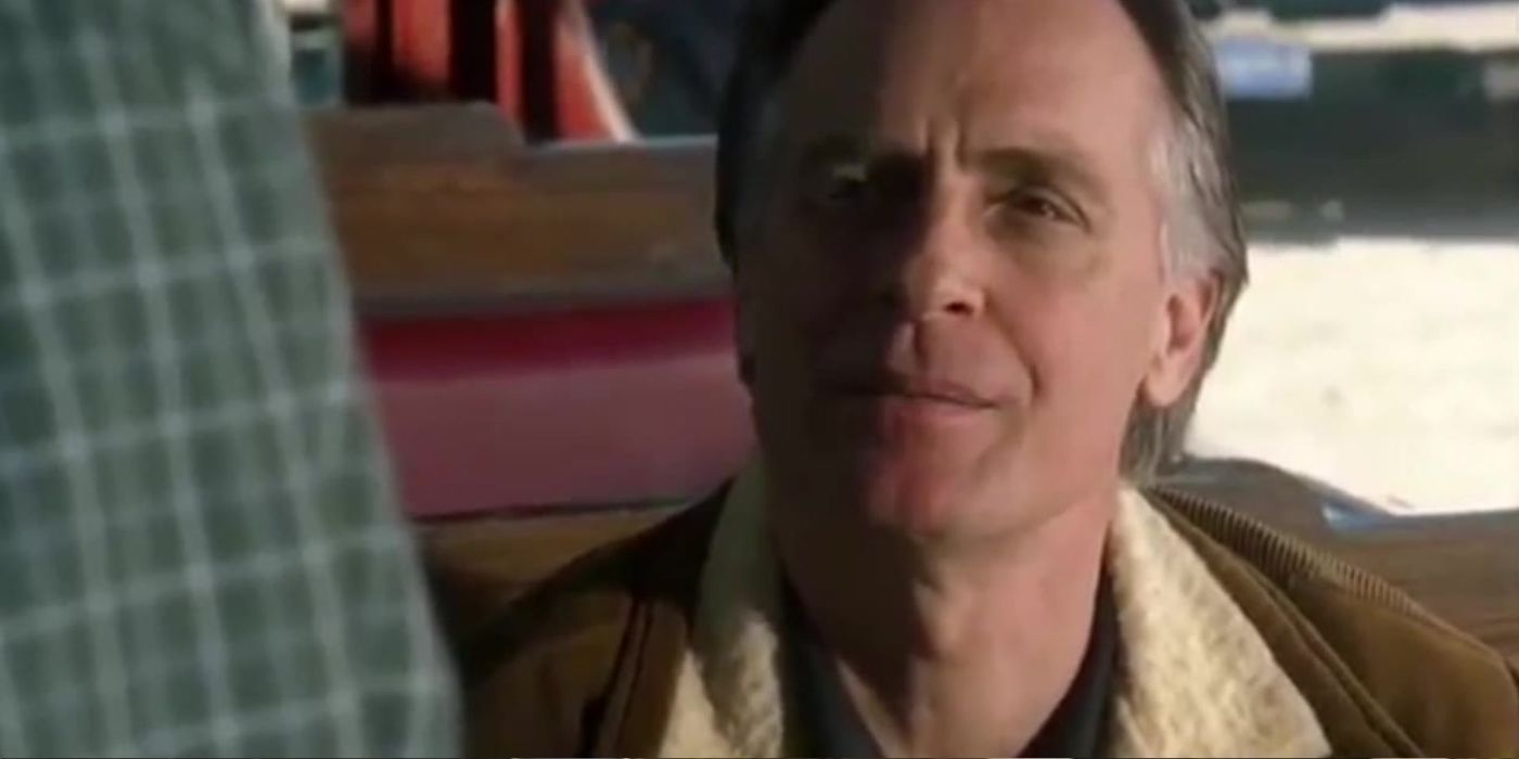 Frank Breitkopf (Keith Carradine) in Criminal Minds looking up at another person