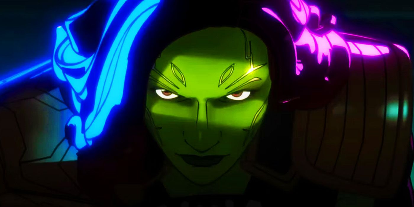 Gamora looking scary in What If...? season 2
