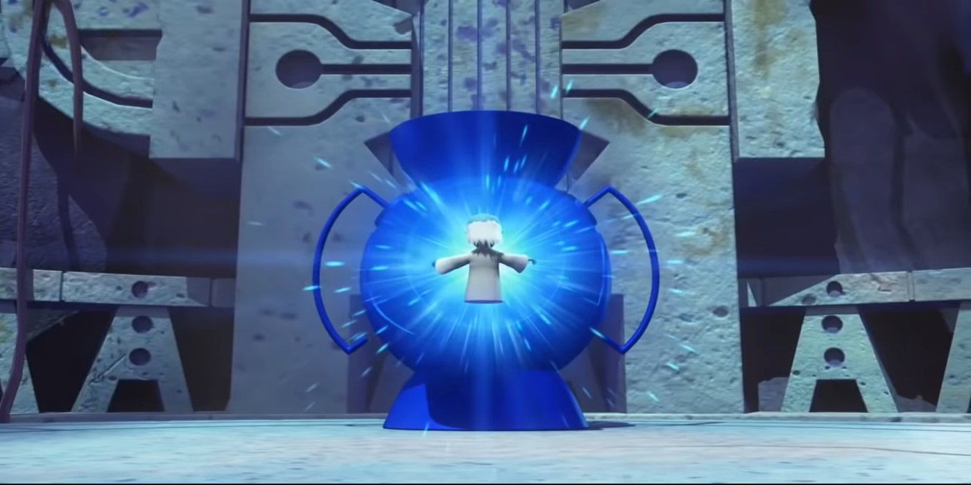 Ganthet ativa a bateria do Lanterna Azul em Lanterna Verde, a série animada.