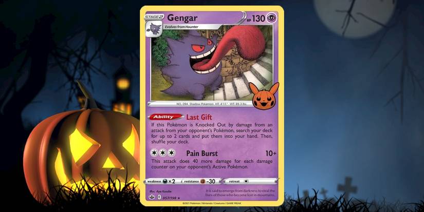Gengar 057 Trick or Trade Pokemon Card