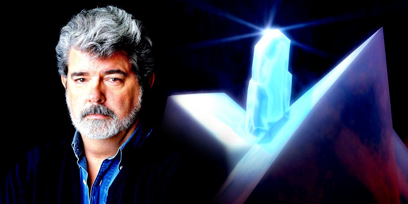 George Lucas and a Kyber Crystal in Star Wars