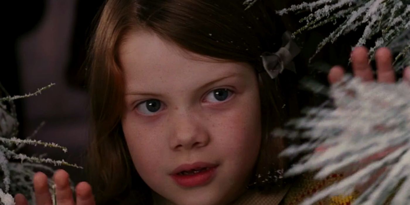 Georgie Henley as Lucy Pevensie Discovering Narnia in The Chronicles of Narnia The Lion The Witch and the Wardrobe