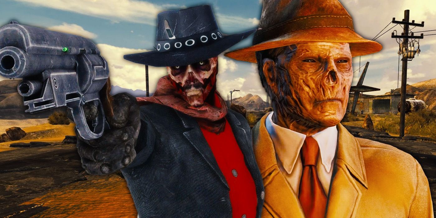 Ghoul cowboy from Fallout New Vegas and Ghoul from Fallout TV 
