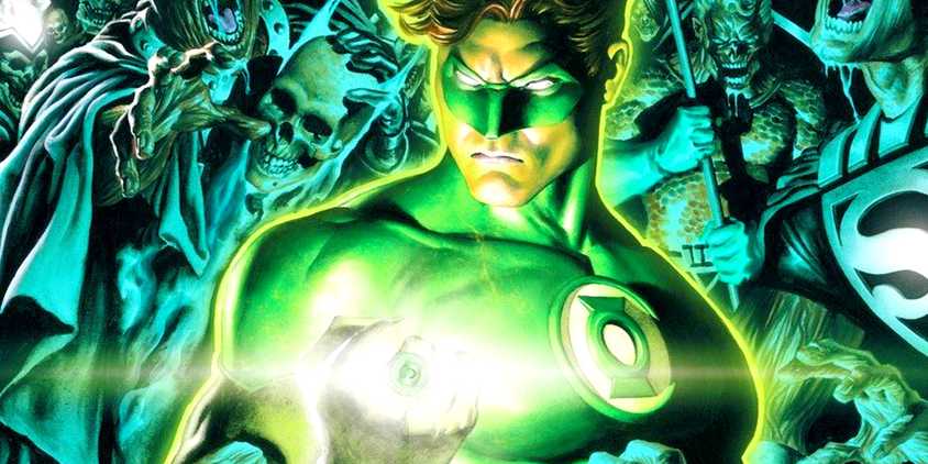 Hal Jordan faces off against many enemies in Blackest Night