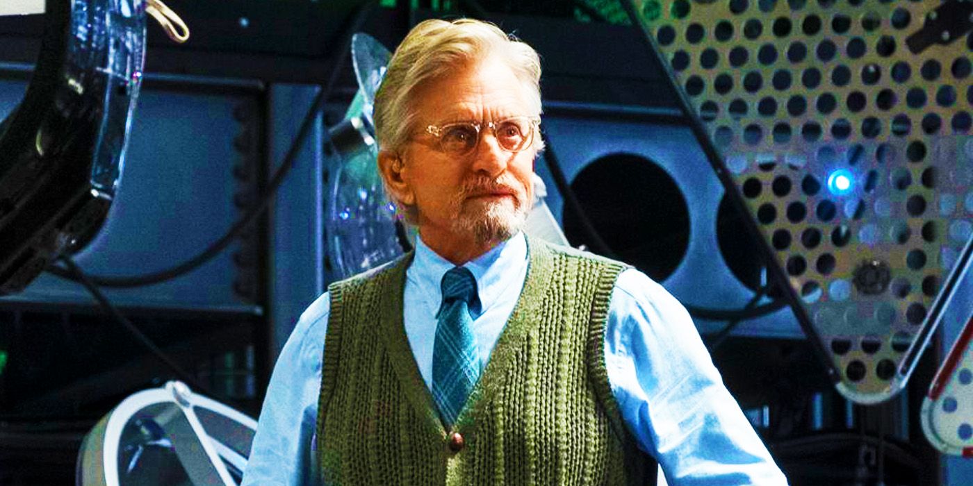 Hank Pym building the Quantum Tunnel in Ant-Man and the Wasp