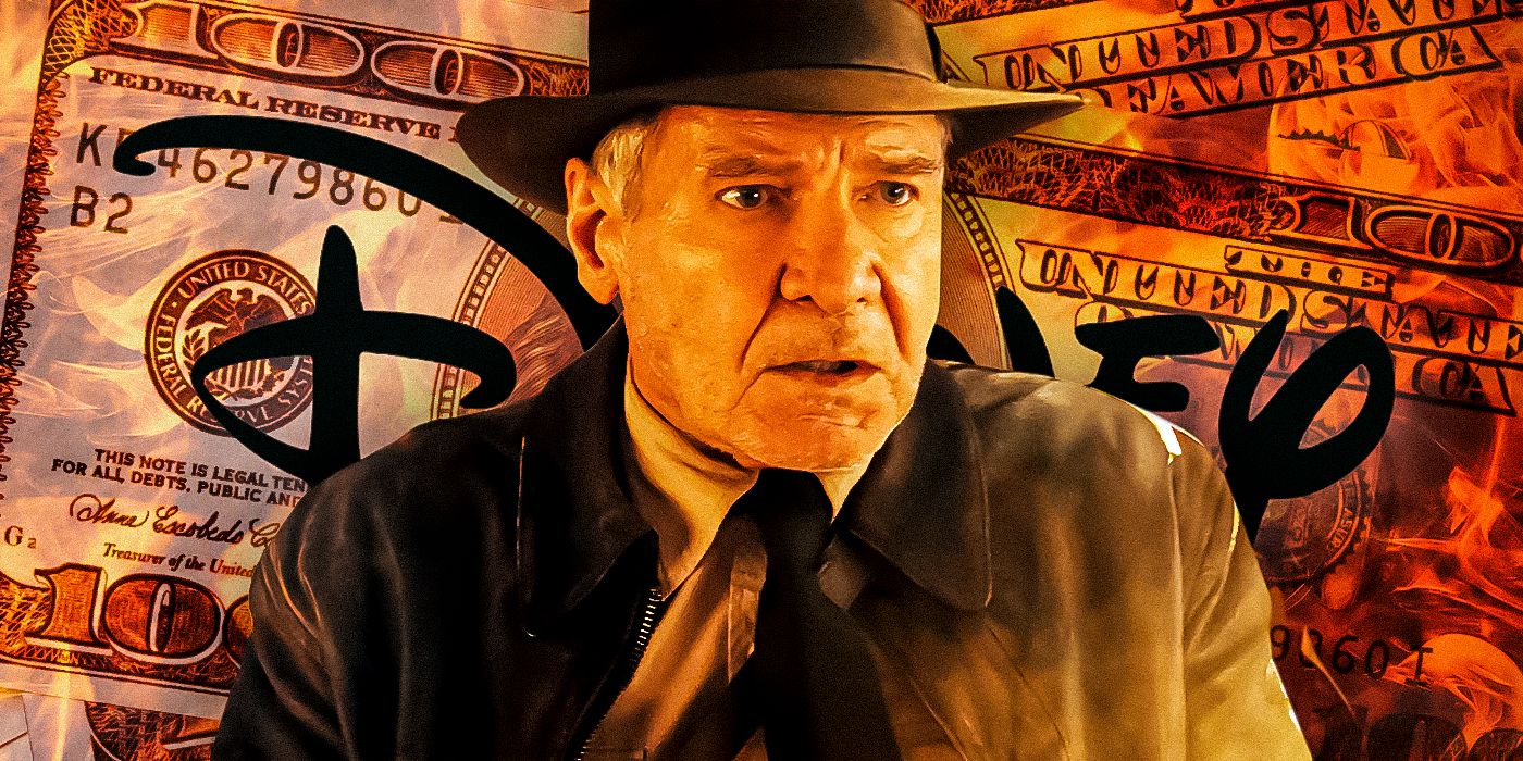 Harrison Ford looks surprised as Indiana Jones in Indiana Jones and the Dial of Destiny