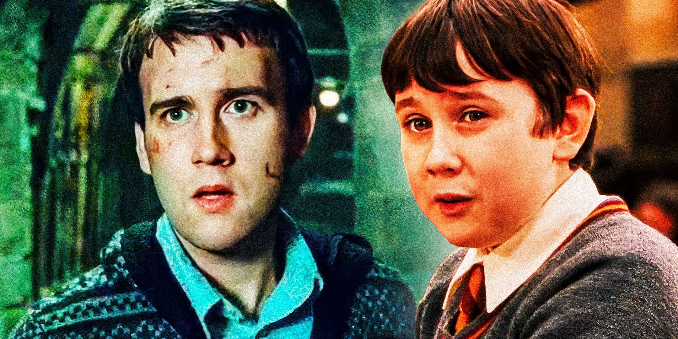 Harry Potter Matthew Lewis as older Neville and young Neville Longbottom
