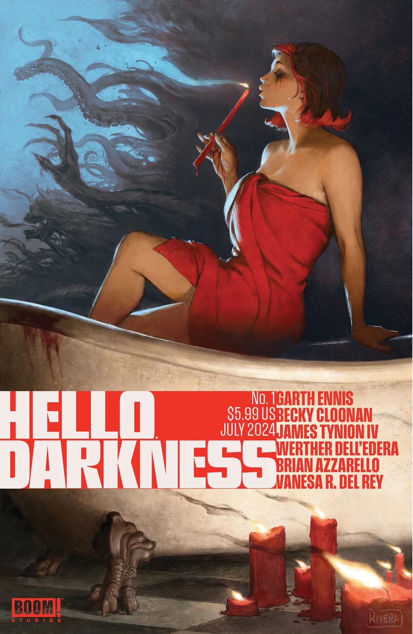 Tynion, Cloonan, Ennis Bunn & More: The Top Names in Horror Comics Launch New Anthology HELLO DARKNESS