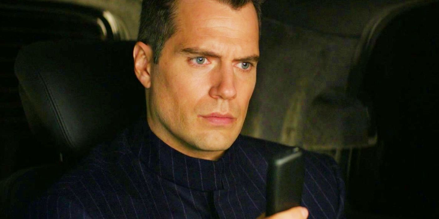 Henry Cavill looking serious as Argylle