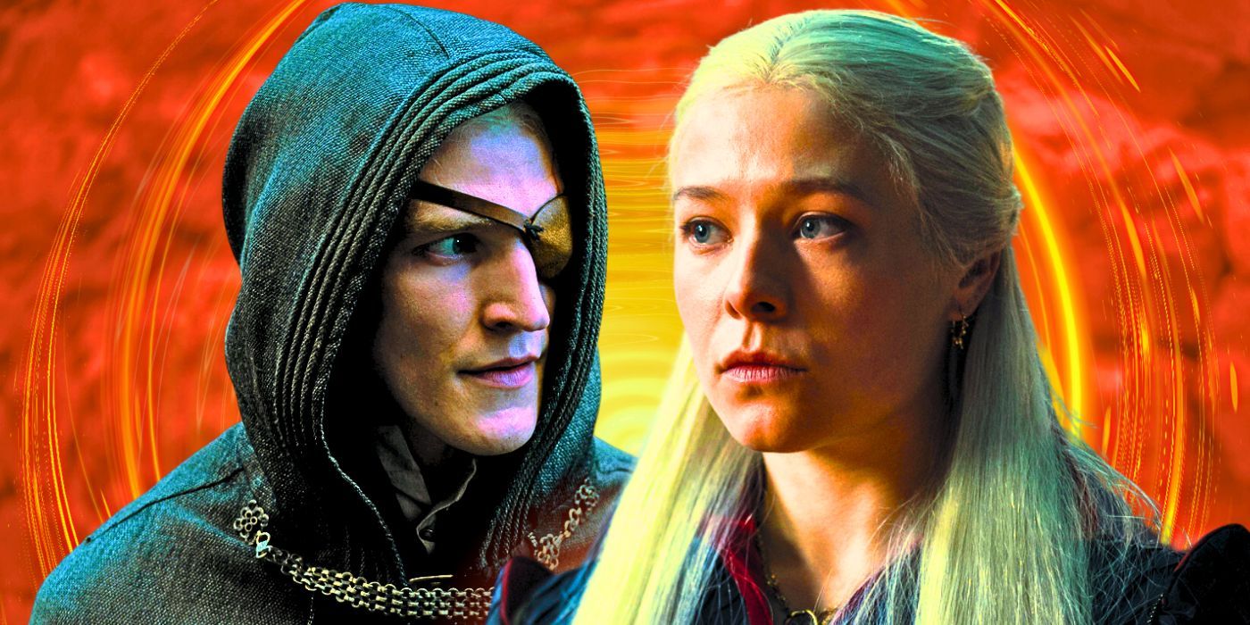 Aemond and Rhaenyra Targaryen in House of the Dragon