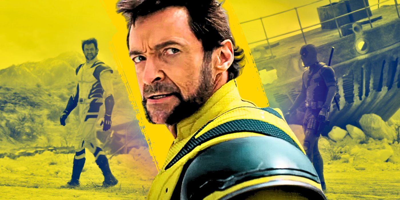 Hugh Jackman in Deadpool & Wolverine with a scene from the trailer