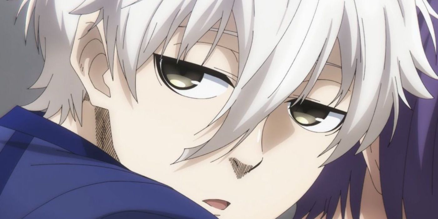 Nagi Seishiro looking over his shoulder with his mouth open Blue Lock