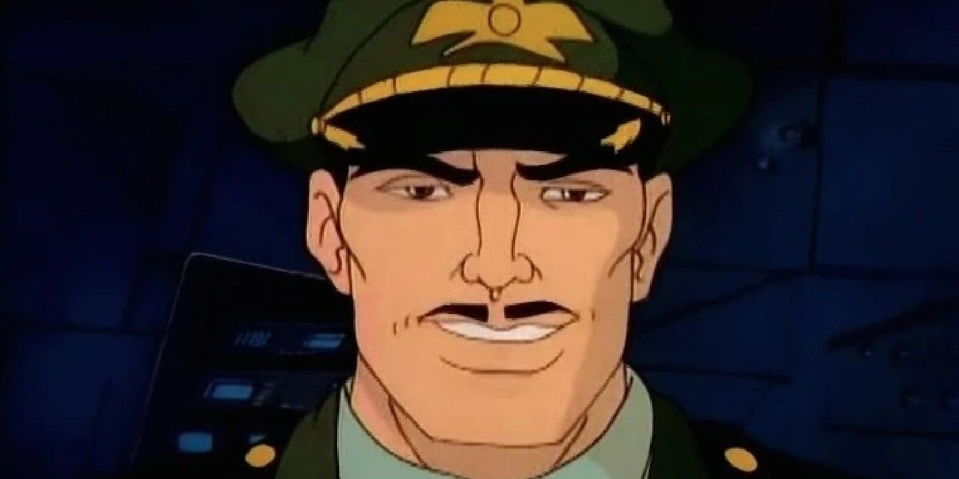 incredible hulk animated series, glenn talbot smiling menacingly