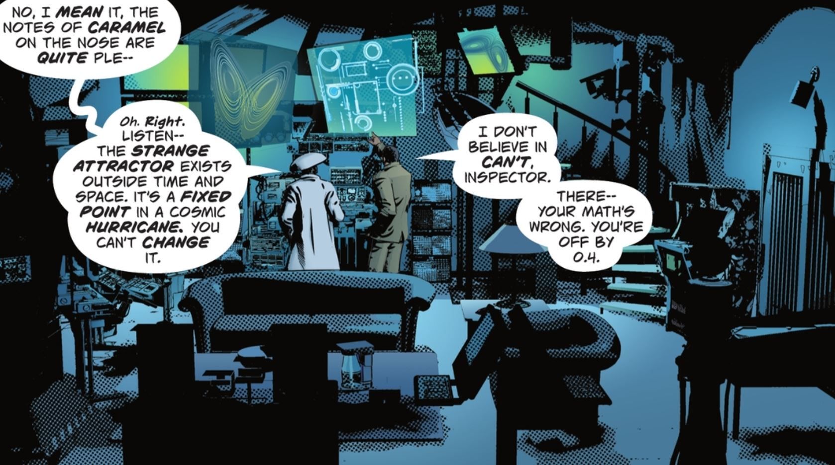 Inspetor Pilgrim fala com Mister Terrific DC