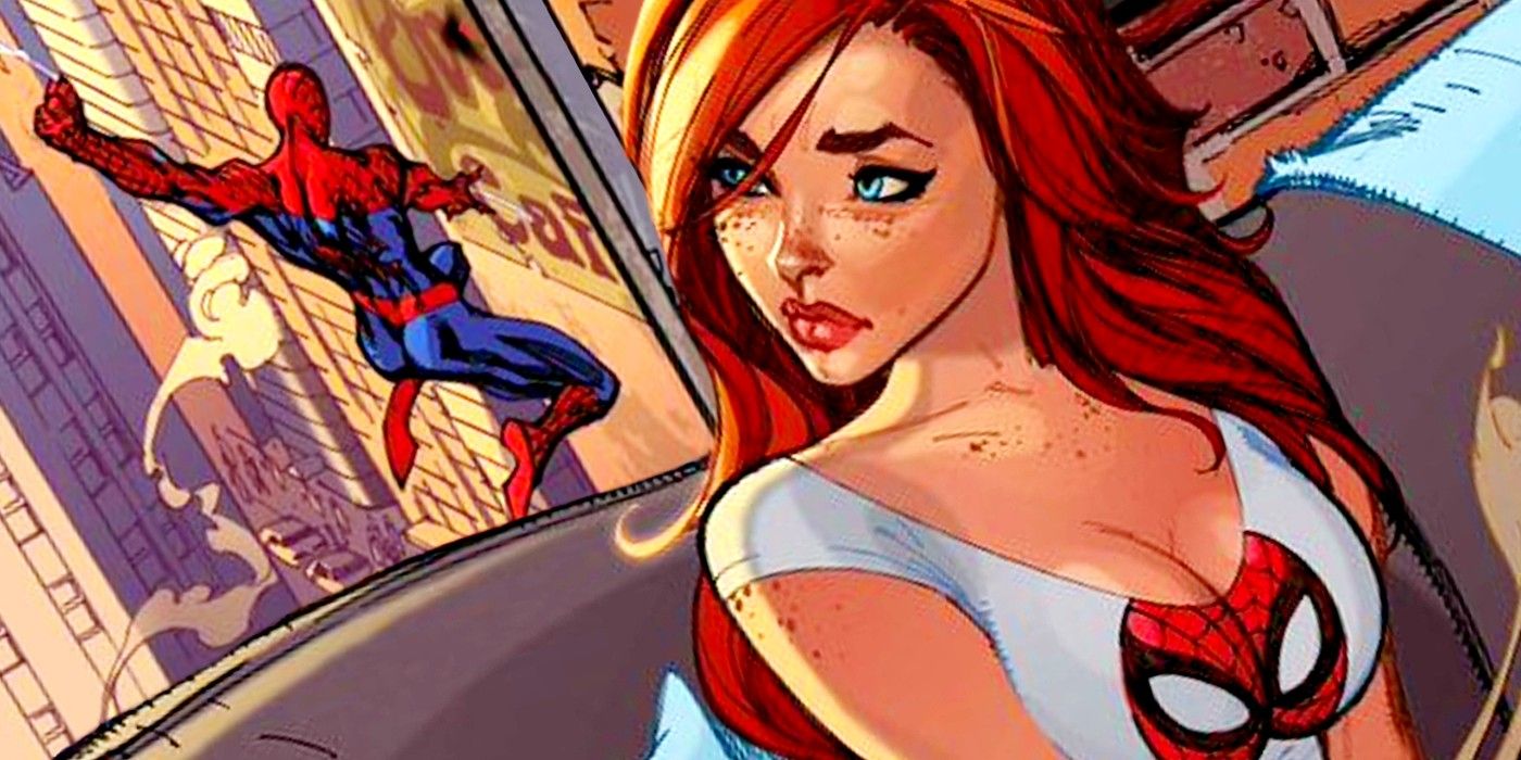 J SCOTT CAMPBELL'S SPIDER-MAN COVER WHERE MJ WATCHES HIM LEAVE OUT THE WINDOW