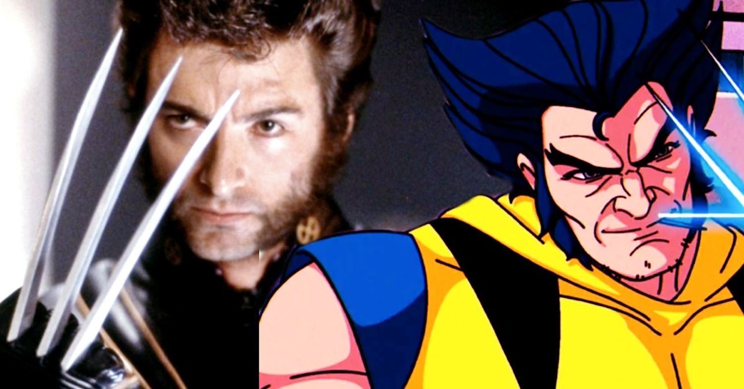 Hugh Jackman as Wolverine in X2 and Wolverine in X-Men '97